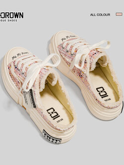 รองเท้าผ้าใบ ผู้หญิง รองเท้าผ้าใบวัยรุ่น แบรนด์ RENBEN