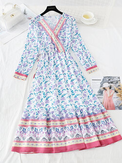 เดรสชีฟอง เดรสลายดอกไม้ Fairy House