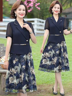 เดรสวัยผู้ใหญ่40-60ปี เดรสคุณแม่ ชุดเดรสทำงานวัยผู้ใหญ่ แบรนด์ MAMA DRESS