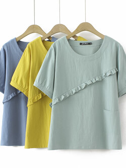 เสื้อผ้าคนอ้วน เสื้อผ้าสาวอวบ(อกเสื้อ38-50นิ้ว)