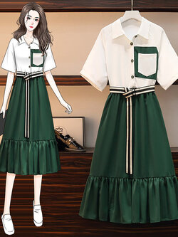 ชุดเดรสคนอ้วนวัยรุ่น เดรสสาวอวบ เดรสคนอ้วน BY PLUS SIZE Girl