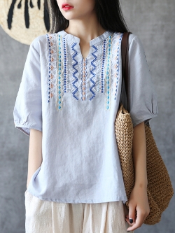 เสื้อผ้าฝ้าย ผ้าลินิน มีขนาดไซส์เดียว อกประมาณ100ซม.หรือประมาณ 40นิ้วขึ้นไป