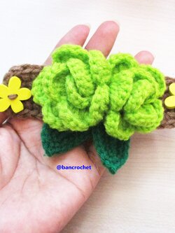 Bancrochet ที่คล้องสายหน้ากากอนามัย หรือหน้ากากผ้าถักโครเชต์ ไม่เจ็บหลังหู mask mates crochet หลากสี 3.5 นิ้ว