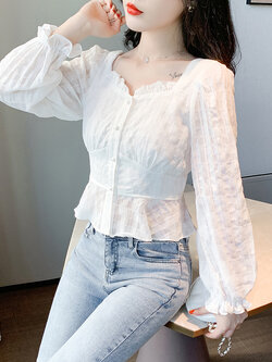 เสื้อเชิ้ตแฟชั่น เสื้อเชิ้ตชีฟอง เสื้อเชิ้ตลูกไม้ เสื้อเชิ้ตลายสวยๆ By Alier