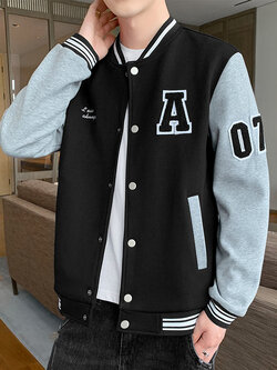 เสื้อแจ็คเก็ตเบสบอล เสื้อคลุม เสื้อแขนยาวสไตล์เกาหลี