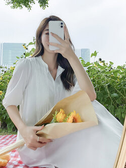 เดรสคนอ้วนวัยรุ่น เดรสวัยรุ่น Pomelo Large size