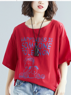 เสื้อOVERSIZE ใส่ตั้งแต่สาวผอม-สาวอวบ น้ำหนักตัว50-100กิโลกรัม