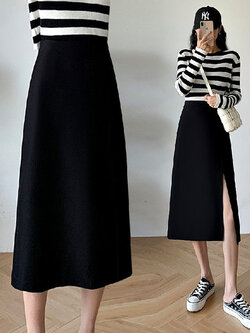 กระโปรงยาว กระโปรงยาวทรงเอ กระโปรงทำงาน