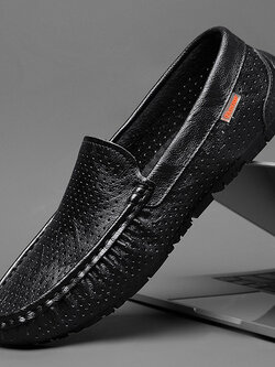 รองเท้าหนังผู้ชาย มีไซส์39-44 รองเท้าโลฟเฟอร์ชาย Slip-On Shoes