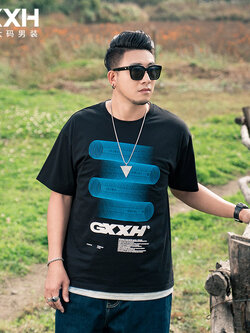 เสื้อยืดผู้ชายอ้วน S-5XL(อกเสื้อ39-51นิ้ว)