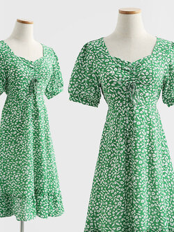 เดรสชีฟอง เดรสลายดอกไม้ Fairy House