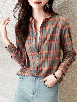 เสื้อเชิ้ต ลายสก็อต สวยๆแบบชิคๆและ แบบลายแนว สาวคาวเกิร์ล