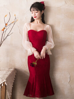 ชุดราตรี ชุดราตรีสวยหรู แบบ ทันสมัย Evening dress