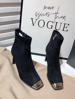 รองเท้าบูทแฟชั่นหญิง มีขนาดให้สั่งซื้อ 35 36 37 38 39 40