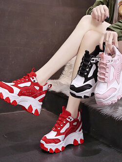 รองเท้าผ้าใบเสริมส้นสูง ไซต์35-39 สนใจทักแชท ฟรีค่าส่ง!