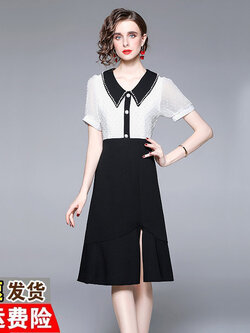 ชุดเดรสเรียบหรูดูแพง เดรสแบรนด์ DG Boutique