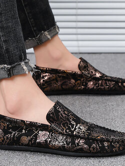 รองเท้าหนังผู้ชาย มีไซส์39-44 รองเท้าโลฟเฟอร์ชาย Slip-On Shoes