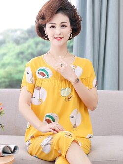 ชุดนอนคุณแม่ ชุดนอนบิ๊กไซส์ ชุดนอนคุณแม่ ชุดนอนคุณย่า ชุดนอนคุณยาย