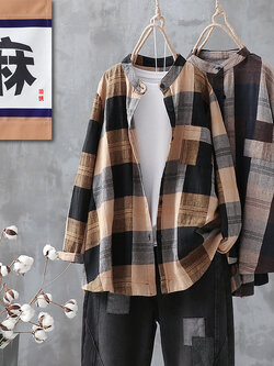 เสื้อเชิ้ตผ้าฝ้ายลินิน ขายเสื้อเชิ้ต ผ้าลินิน เสื้อเชิ้ตผ้าฝ้ายผู้หญิง