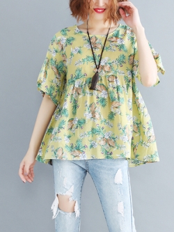 เสื้อOVERSIZE ใส่ตั้งแต่สาวผอม-สาวอวบ น้ำหนักตัว50-100กิโลกรัม