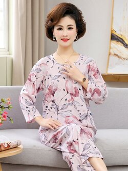 ชุดนอนคุณแม่ ชุดนอนบิ๊กไซส์ ชุดนอนคุณแม่ ชุดนอนคุณย่า ชุดนอนคุณยาย