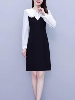 เดรสสีดำสุภาพ เรียบหรู ดูดี เหมาะกับทุกโอกาส | เดรสผู้หญิงแฟชั่นสุภาพ