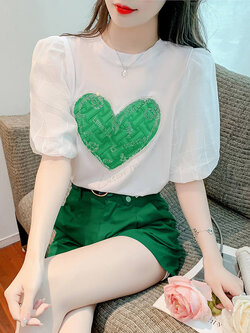 เสื้อยืดวัยรุ่นน่ารักๆ เสื้อวัยรุ่นแขนสั้น เสื้อผ้าวัยรุ่นเกาหลี แบรนด์ Wiyike