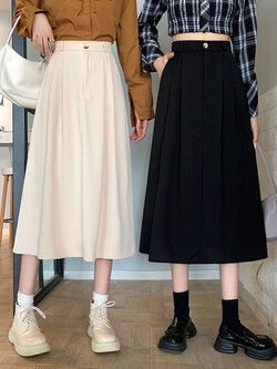 กระโปรงยาว กระโปรงยาวทรงเอ กระโปรงทำงาน