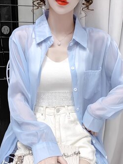 เสื้อเชิ้ตผู้หญิงใส่ทํางาน 390 บาทต่อชิ้น ฟรีค่าจัดส่ง