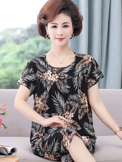 ชุดนอนคุณแม่ ชุดนอนบิ๊กไซส์ ชุดนอนคุณแม่ ชุดนอนคุณย่า ชุดนอนคุณยาย