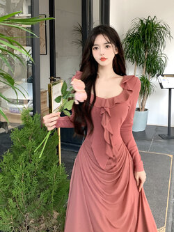 เดรสสาวอวบ มีไซส์ L-4XLอกเสื้อ 38-47 นิ้ว ใส่ได้ทั้งสาวหุ่นดีน่ารักจนถึงสาวอวบพลัสไซส์ จัดส่งฟรี! ทักแชทสั่งซื้อ