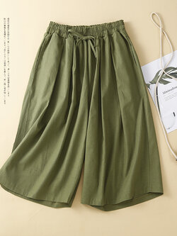 กางเกงผ้าลินิน กางเกงผ้าลินินหญิง กางเกงผ้าลินิน เอว ยางยืด