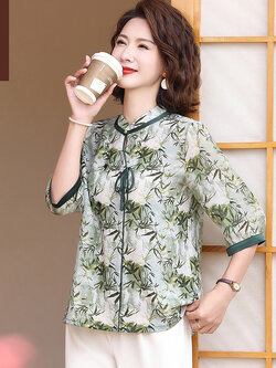 เสื้อผ้าคุณแม่วัย 60 เสื้อคนแก่ผู้หญิงวัย60