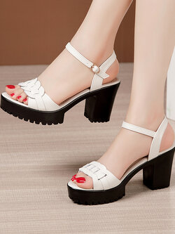 รองเท้าส้นสูงผู้หญิง รองเท้าส้นสูงรัดส้นผู้หญิง ส้นสูงนำเข้า ส้นสูงสวยหรู By Fashion Shoes Cabinat