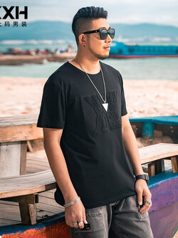 เสื้อยืดผู้ชายอ้วน S-5XL(อกเสื้อ39-51นิ้ว)