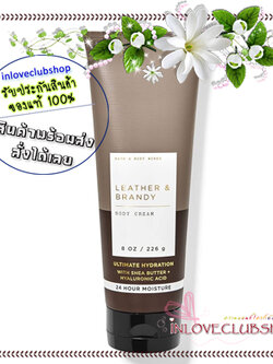 Bath & Body Works / Ultra Shea Body Cream 226 ml. (Leather & Brandy)