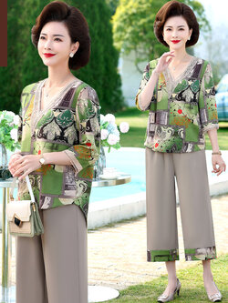 เสื้อผ้าคุณแม่วัย 60 เสื้อคนแก่ผู้หญิงวัย60