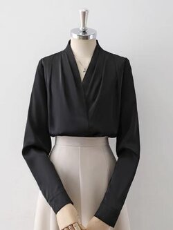 เสื้อสีดำสุภาพ เรียบหรู ดูดี เหมาะกับทุกโอกาส | เสื้อผู้หญิงสุภาพ