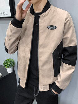 เสื้อแจ็คเก็ตเบสบอล เสื้อคลุม เสื้อแขนยาวสไตล์เกาหลี