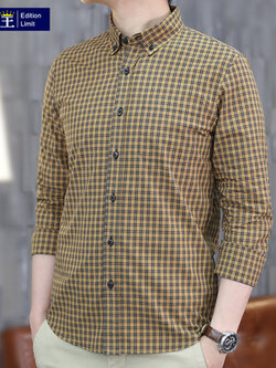 เสื้อเชิ้ตทํางานผู้ชาย แขนยาว