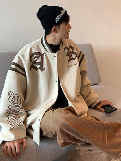 เสื้อแจ็คเก็ตเบสบอล เสื้อคลุม เสื้อแขนยาวสไตล์เกาหลี