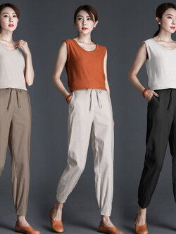 เสื้อผ้าฝ้าย เสื้อผ้าลินิน สไตล์ฤดูร้อน Cotton and linen art สไตล์VINTAGE Lian Zhi