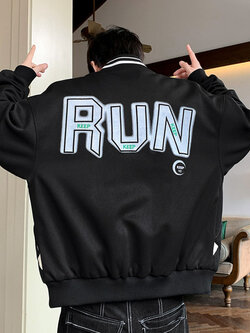 เสื้อแจ็คเก็ตเบสบอล เสื้อคลุม เสื้อแขนยาวสไตล์เกาหลี