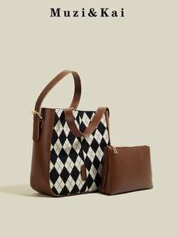 กระเป๋าสะพายข้างผู้หญิง กระเป๋าสะพายสไตล์เกาหลี By Muzi&Kai