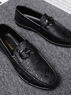 รองเท้าหนังผู้ชาย มีไซส์39-44 รองเท้าโลฟเฟอร์ชาย Slip-On Shoes