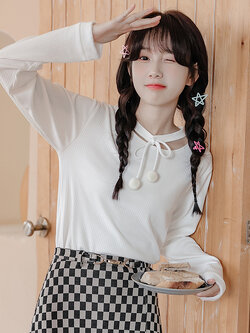 เสื้อผ้าวัยรุ่นเกาหลี เสื้อยืดวัยรุ่นผู้หญิง มีขนาด S M L XL