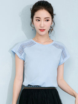 Alustine-เสื้อยืดผ้าฝ้าย