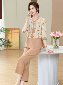 เสื้อผ้าคุณแม่วัย 60 เสื้อคนแก่ผู้หญิงวัย60