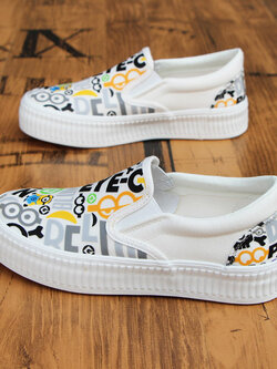 รองเท้าผ้าใบ รองเท้าลำลอง รองเท้าผ้าใบลำลอง รองเท้าแฟชั่นแบบสวม Slipper Shop