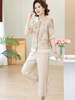 เสื้อผ้าคุณแม่วัย 60 เสื้อคนแก่ผู้หญิงวัย60